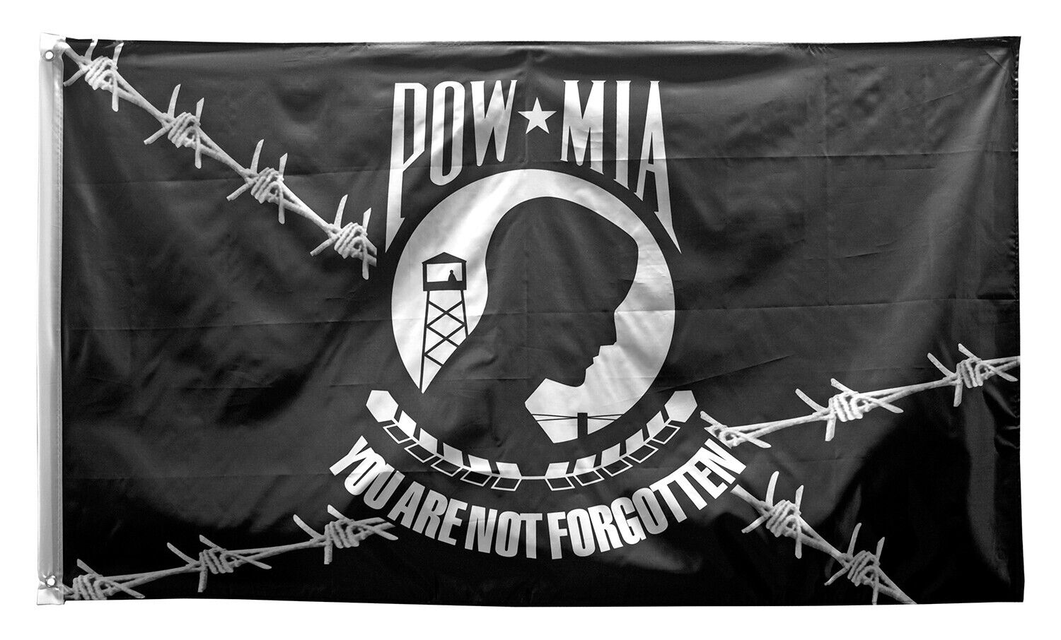 POW MIA You Are Not Forgotten Flag 3 ft x 5 ft NEW! Home & Garden:Yard, Garden & Outdoor Living:Décor:Flags Cozy Home Treasures
